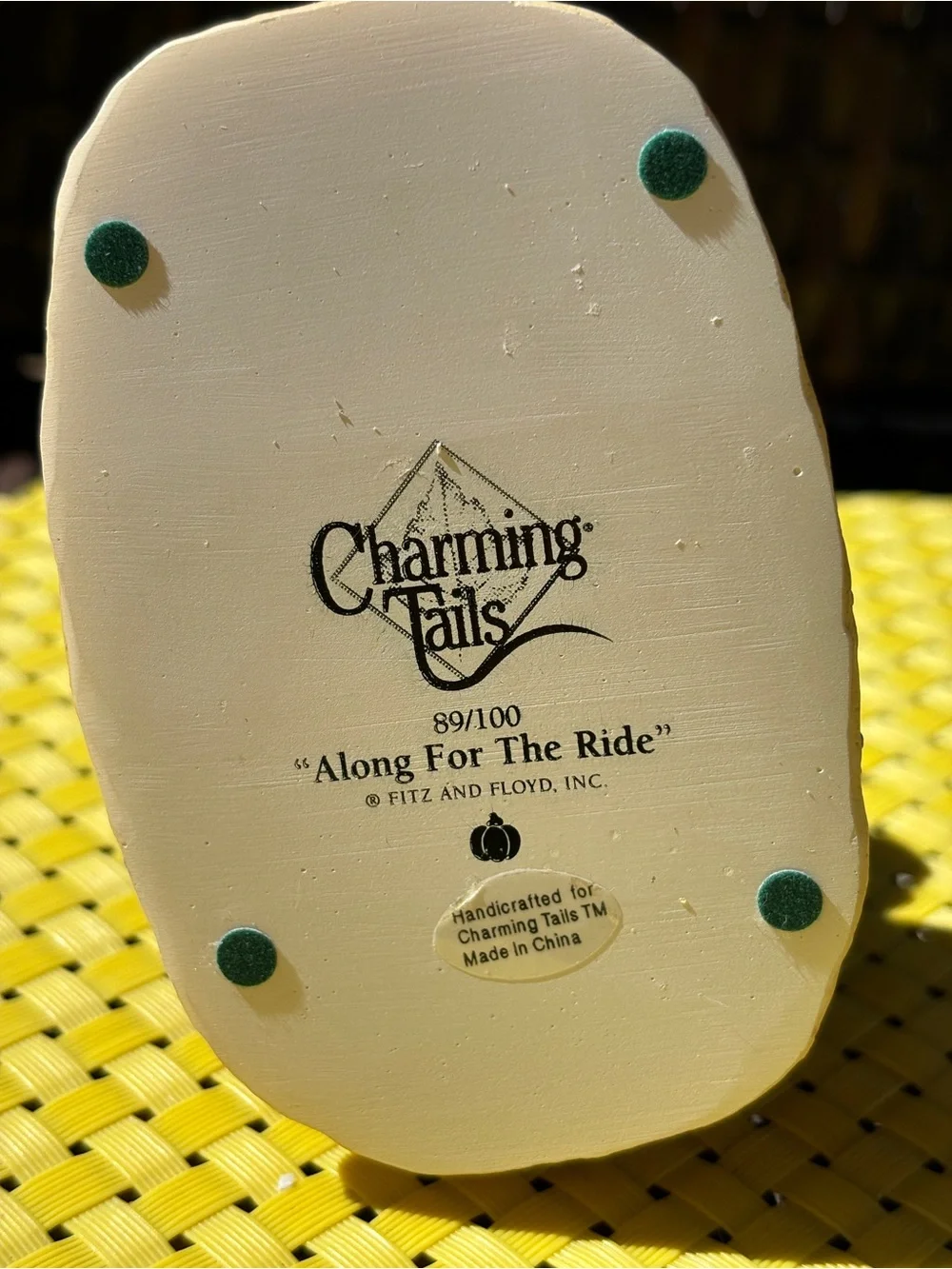 Charming Tails Figurine“Along For The Ride”